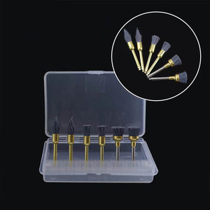 Brosses de polissage dentaire, ensemble de 6 pièces, nettoyage au carbure de silicium pour machine à faible vitesse, accessoires pour perceuse dentaire - Product Image 5