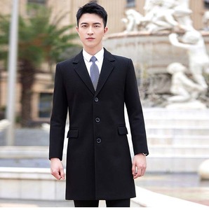 Uniforme de Recepcionista de Hotel para Hombre y <span class=keywords><strong>Mujer</strong></span>, Abrigo Largo y Delgado de Invierno, Cuello Alto, Grueso, 100% Poliéster, con Bolsillos - Product Image 5