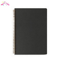 Carnet de notes quotidien personnalisé avec impression sur mesure, couverture rigide, bien-être, soins personnels, journal de lecture avec spirale dorée