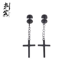 Croce su catena pendente 16 Gauge 316L in <span class=keywords><strong>acciaio</strong></span> <span class=keywords><strong>chirurgico</strong></span> finte spine - Product Image 5