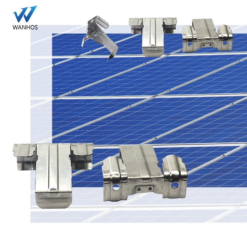 30/35/40mm Solar Panel Accessories Sus304 Drain Solar Clip Quick Install Water Solar Panels Mounting Clip
