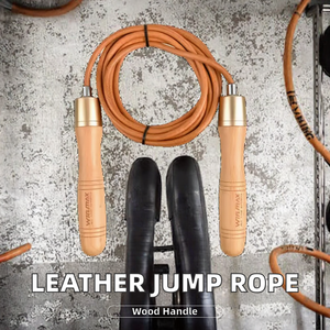 Winmax - Cuerda de Saltar de Velocidad al por Mayor, Ajustable, con Mango de Madera, Cuerda de Saltar Pesada para Entrenamiento Físico - Product Image 2