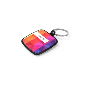 <b>Key</b> <b>Ring</b> Square Keychain personalized gadgets - Product Image 2