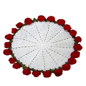 Manta de ganchillo redonda para sofá, última colección 2026, mantas de ganchillo para sofá, estilo clásico circular - Product Image 1