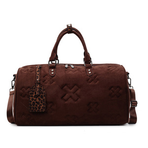 Nouveau Sac de Voyage Tendance Grande Capacité Gaufré pour Affaires et Sports, Idéal pour le Rangement et le Transport en Bandoulière - Product Image 4
