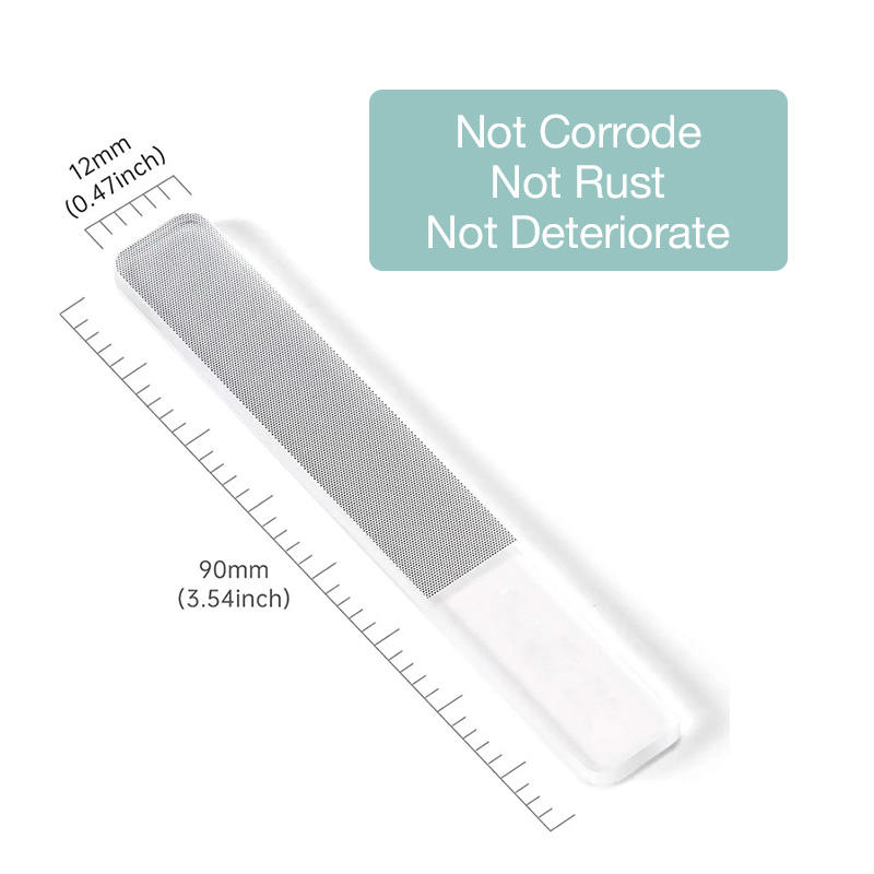 White Glass Nail File