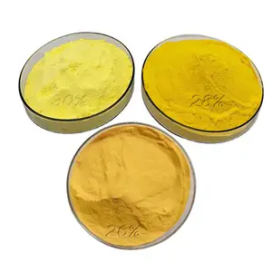 Approvisionnement direct d'usine poudre jaune coagulant produits chimiques chlorure de polyaluminium PAC 28% 30% pour sable souhaitant machine