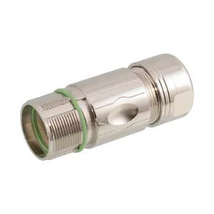 M23 Connector Signal Straight Mating Male Mental Assembled Plug Crimp Type