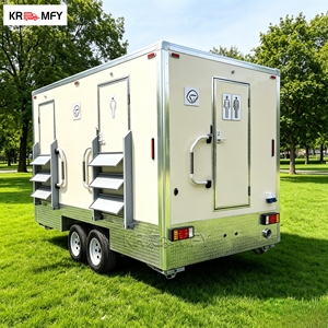 Luxury Mobile Toilet Trailer Fully Equipped Durable <b>Camping</b> Bathroom Trailer Portable Restroom Trailer - Product Image 4