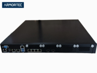 Perangkat Jaringan Rakmount 1U Armortec Prosesor Intel Xeon E5 2600 V3/V4 Chipset C612 4 Slot NIM Server IPMI Stok 128GB