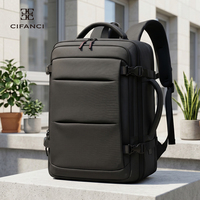 Sac à dos pour ordinateur portable extensible, imperméable, durable, de haute qualité, avec logo personnalisé, tendance, pour hommes