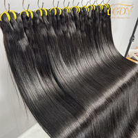 Extensiones de Cabello Humano 100% Natural al por Mayor, Cabello Camboyano Liso, Sin Procesar, Cutícula Virgen Alineada, Extensiones de Cabello Natural Liso
