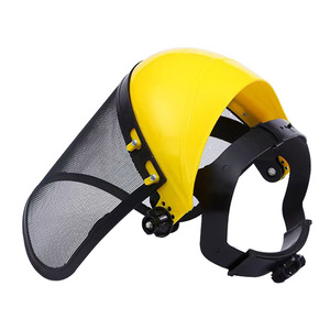 Máscara Protectora <span class=keywords><strong>a</strong></span> Prueba de Explosiones para Cortacésped, <span class=keywords><strong>Casco</strong></span> de Seguridad con Malla Metálica, Protección Facial Anti-Salpicaduras y Anti-Impactos - Product Image 1