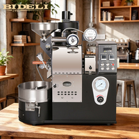 Torréfacteur à café Bideli 1kg 2kg, électrique et à gaz, pour usage domestique, petite machine à torréfier les grains de café pour la maison