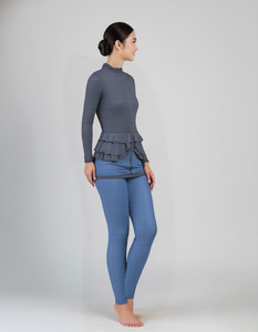 Traje de Baño Musulmán Informal Kilang Jahit OEM, Cubre el Cuerpo de Forma Modesta, Tejido de Punto Transpirable, Precio de Fábrica, Cadena de Suministro Confiable - Product Image 2