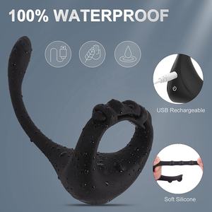 Fonctionnement de l'application vibrateur homme retardement éjaculation hommes Couple anneaux pénis jouets sexe adulte anneau de coq pour Couples - Product Image 3