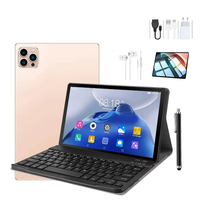 Nouvelle tablette PC Android 13.0 2-en-1 de 10 pouces pour entreprise avec processeur MTK 12 Go de RAM 512 Go de ROM 2,0 GHz, clavier GSM, souris, stylet, Wi-Fi