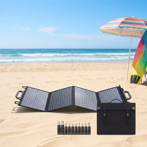Light Carry 40W Foldable Solar Charging Board Durable Outdoor Solar Panel for Off-Grid Power - Product Image 1