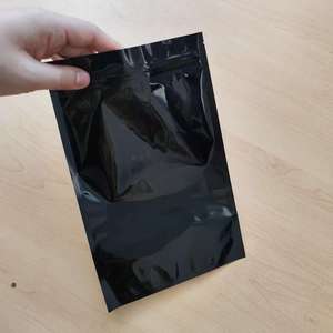 Customizable Holographic Resealable Ziplock Pouch Laser Plastic Bag With Clear Window For Small Goods Gift Packing - Product Image 6