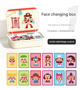 Puzzles portables en boîte avec animaux, véhicules et personnes, jeu d'association, jouets éducatifs, jouets de voyage <span class=keywords><strong>pour</strong></span> enfants - Product Image 5