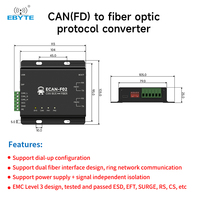 Convertidor CAN FD de Ebyte, Serie CAN FD a Fibra/RS485/Ethernet, Módulo de Comunicación Aislado con Multiprotocolo