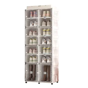 Organizzatore portascarpe Free Standing PP scarpiera con stivale essiccatore scarpiera e Timer asciugatura rapida eliminare umido e odore