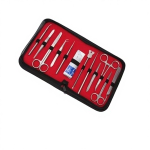 ชุดฝึกหัดเย็บแผลสำหรับนักศึกษาแพทย์ คู่มือการฝึกอบรมการผ่าตัด พร้อมแผ่นผิวหนังจำลอง ชุดเครื่องมือ อุปกรณ์การเรียนการสอนทางการแพทย์ - Product Image 1