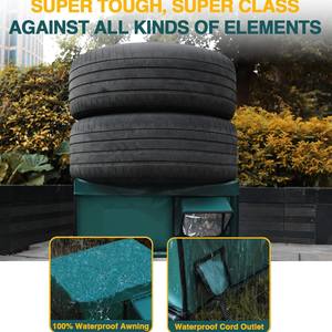 Großhandel Luxuriöses Winter-Haustierhaus für Draußen, Extra Groß, Beheizt, Isoliert, Wetterfest, mit Heizmatte, Erhöhtes Katzen- und Hundehaus - Product Image 3