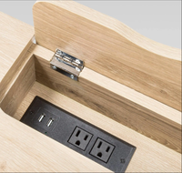 Table basse d'écriture Du's Port USB Power Socket