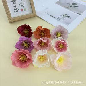 Qiye <b>Artificial</b> <b>Flowers</b> Phoenix <b>Flower</b> Headpiece Silk Embossing Injection Molding Wedding Decoration Handmade DIY Floral Craft - Product Image 4