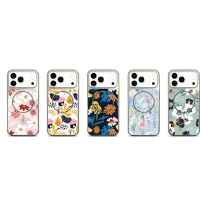 Funda Magnética Anticaídas para IP 13 Pro Max con Diseño Floral, Fundas para Teléfonos Móviles - Product Image 1