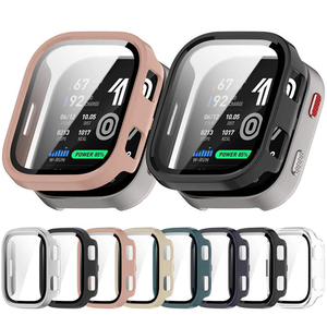 Fundas de vidrio templado para reloj Amazfit <span class=keywords><strong>Bip</strong></span> Max, accesorios para reloj inteligente, Protector de pantalla, parachoques protector completo - Product Image 5