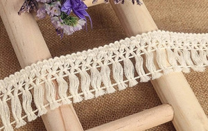 Women's Clothing Trim with Crocheted 100% Cotton <strong>Lace</strong> Ribbon Embroidered Animal Pattern Eco-Friendly - Product Image 3