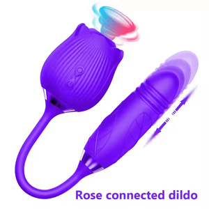 Vibratore Rosa 2 in 1 per Punto G e Clitoride, Giocattolo Intimo per Donne - Product Image 4