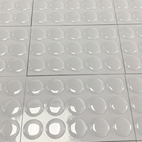 Autocollant en relief transparent personnalisé pour la fabrication d'autocollants en résine époxy bombée transparents 3D pour couvrir les badges imprimés