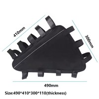 Batterie de vélo électrique personnalisable 72V 15Ah 20Ah 18650 2000W rechargeable en forme de triangle avec chargeur rapide