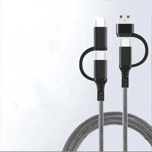 สินค้าพร้อมส่ง20V 3A 4 in 1 USB Type C สาย PD 65W ชาร์จเร็วสำหรับ <span class=keywords><strong>iPhone</strong></span> สำหรับ Samsung สำหรับสายชาร์จเร็ว - Product Image 4