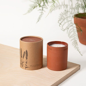 Packaging Round Box Biodegradable Custom Design Luxury Cylinder Candle Glass Jar Box Tube Packaging For Tea Perfume Coffee Clothing