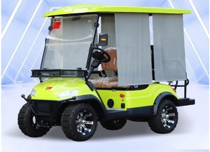 Carrito de Golf Convertible de Cuatro Ruedas a Bajo Precio con Motor de 5kw para Patrullaje de Propiedades Turísticas, Hoteles, Campus y Uso Turístico - Product Image 3