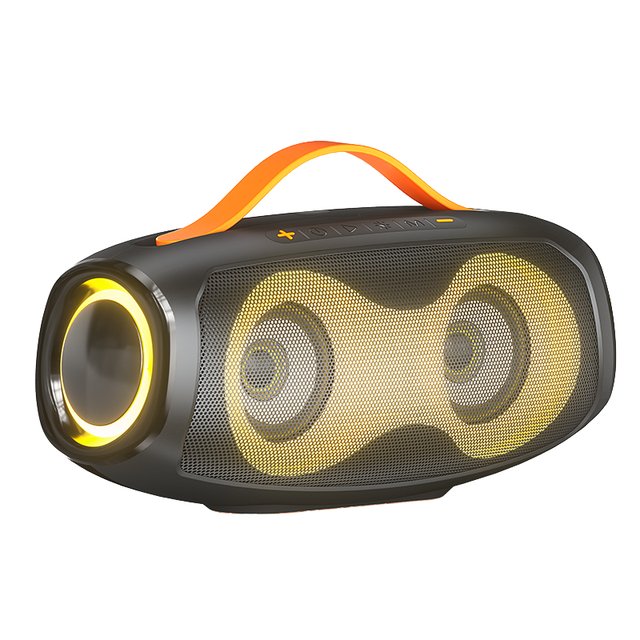Professional Party Speaker High Power 60W Hifi Heavy Bass Vibration Stereo RGB Light TWS Home Theater Speaker