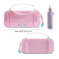 Étui de transport rigide en EVA BJBT Série Chat Lolita Mignon pour filles, compatible avec les accessoires de jeu Nintendo Switch 2 OLED et les cartouches