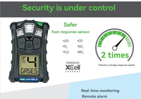 Détecteur multi-gaz Msa Altair 4x avec écran LCD, capteurs Msa 4XR et analyseurs de gaz SO2