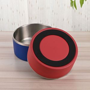 Bol pour chien en acier inoxydable coloré de 24 oz, promotionnel et haut de gamme, avec logo personnalisé imprimé en soie, pour l'alimentation des animaux, souvenir d'événement, cadeau - Product Image 3
