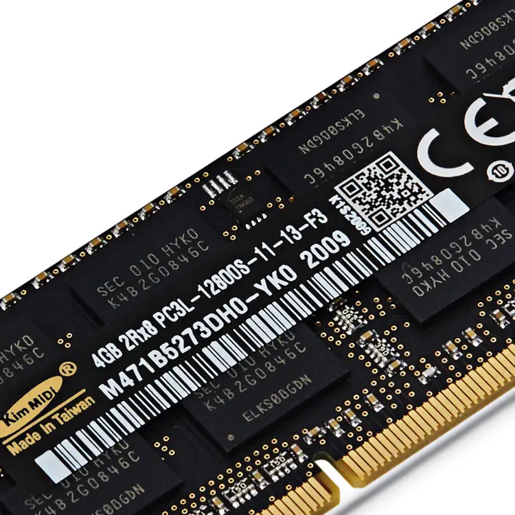 Kim MIDI DDR3หน่วยความจำ4GB RAM สำหรับแล็ปท็อป1333MHz 1600MHz DDR3L Black Random Access Memory customization