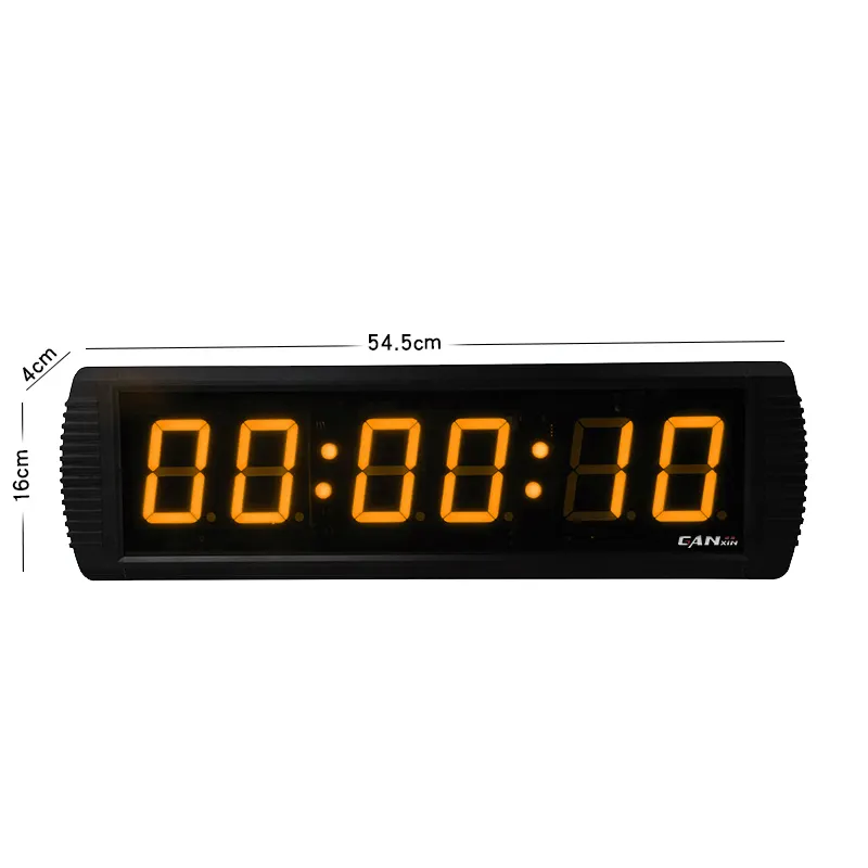 [Ganxin]3 ''6 cifre modulo orologio Led digitale per interni parlando/riunione/conteggio scuola/conto alla rovescia/orologio da parete cronometro