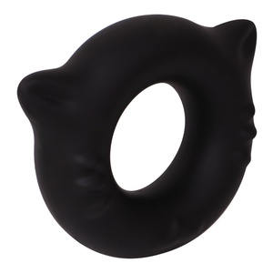 CITYFUN Anillo para Pene con Forma de Gato, 18mm de Grosor, Anillo para Pene Grueso y Flexible, Herramienta para Bloquear Esperma, Estimulador, Juguetes Sexuales - Product Image 2