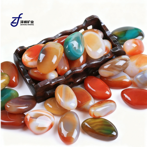 Agaten Grind Natuurlijke Agaten Kiezels Milieuvriendelijk Niet-toxisch Gepolijste Steenmaterialen voor <span class=keywords><strong>Aquarium</strong></span> Huisdecoratie Gebruik 3-5mm - Product Image 5