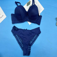2,15 Dollar Modell YWB084 BH-Größe 40-46D Cup Übergröße Teenager-Mädchen Atmungsaktives Große Größen Damen BH-Slip-Set Gepolsterte BHs für Frauen