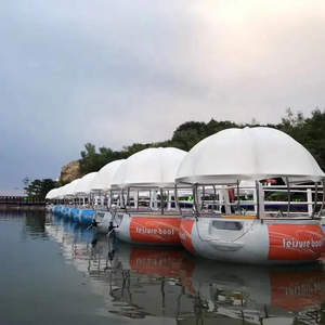 Barco de barbacoa flotante tipo <span class=keywords><strong>velero</strong></span> para turismo, <span class=keywords><strong>restaurante</strong></span>, fiestas y ocio, con forma de donut, a bajo precio - Product Image 1