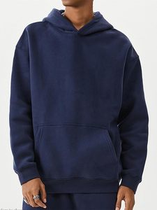 Wholesale Unisex 100% Cotton <b>600gsm</b> Oversized Boxy Hoodies Custom Graphic Luxury Streetwear Heavyweight <b>Hoodie</b> for Men - Product Image 4